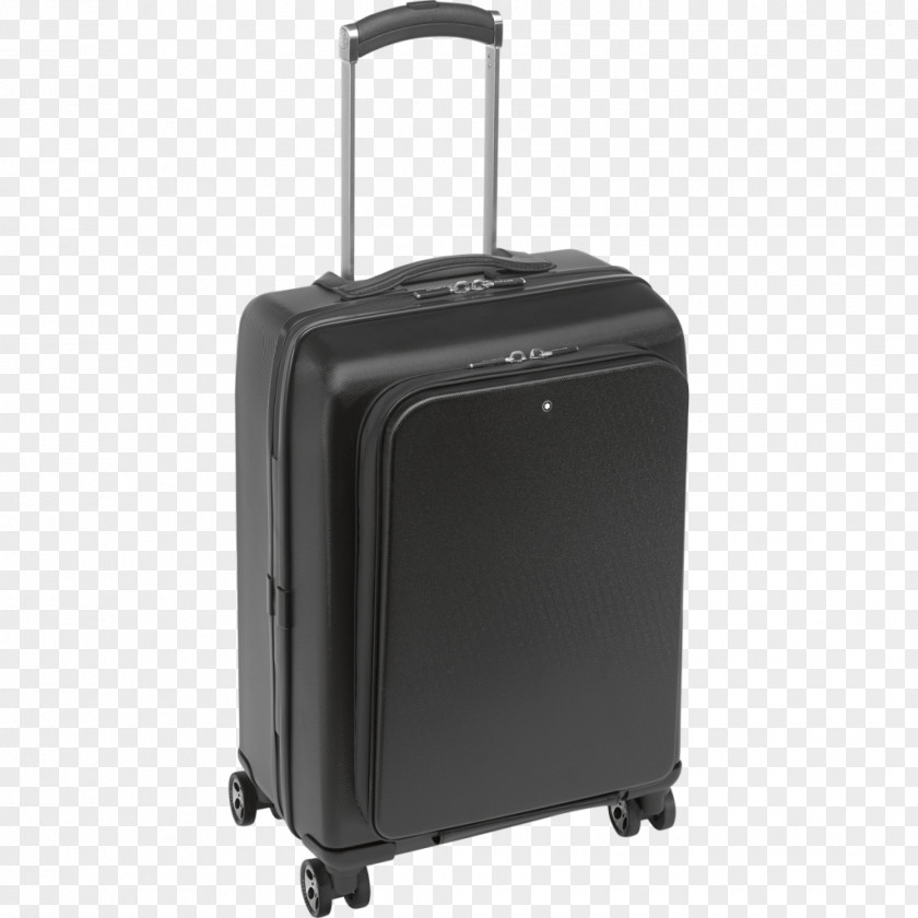 Suitcase Montblanc Bag Hand Luggage Trolley PNG