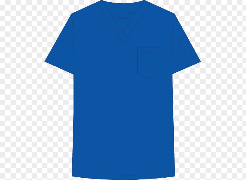 T-shirt Sleeve Scrubs Top Collar PNG