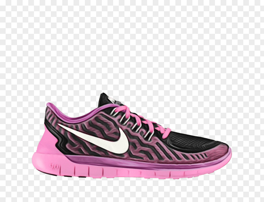 Tennis Shoe Athletic Pink Background PNG