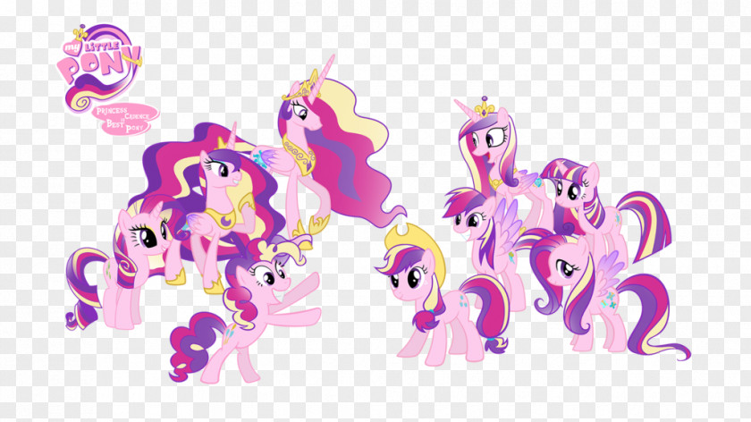 Colored Mane Twilight Sparkle Princess Cadance Pony Pinkie Pie Luna PNG