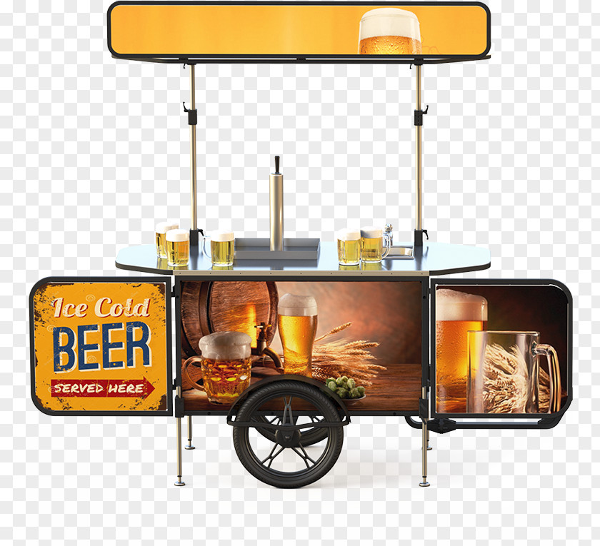 Beer Street Food Cart PNG