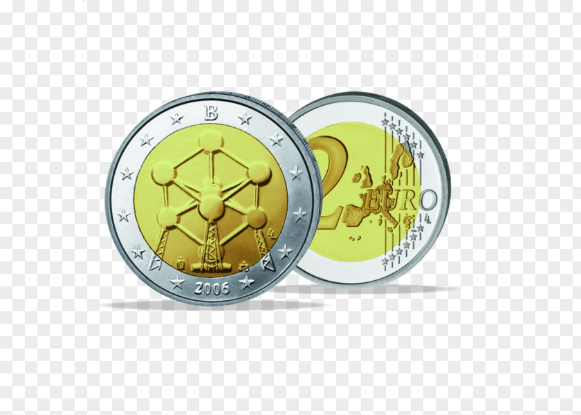 Coin 2 Euro Commemorative Coins Monégasque PNG