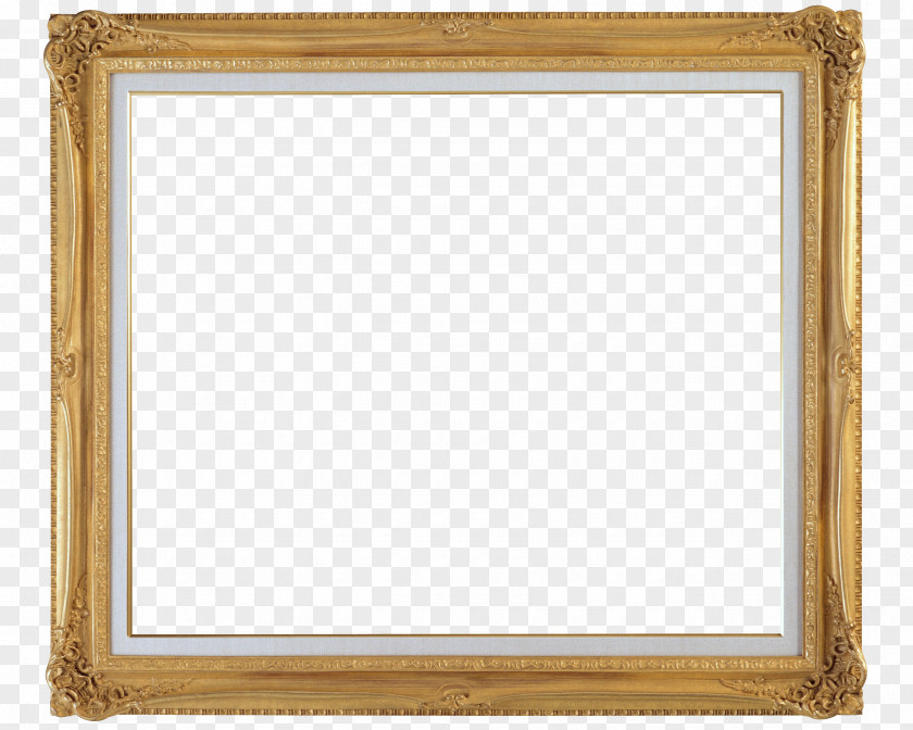 Golden Frame Picture Frames Bhinneka.Com PNG