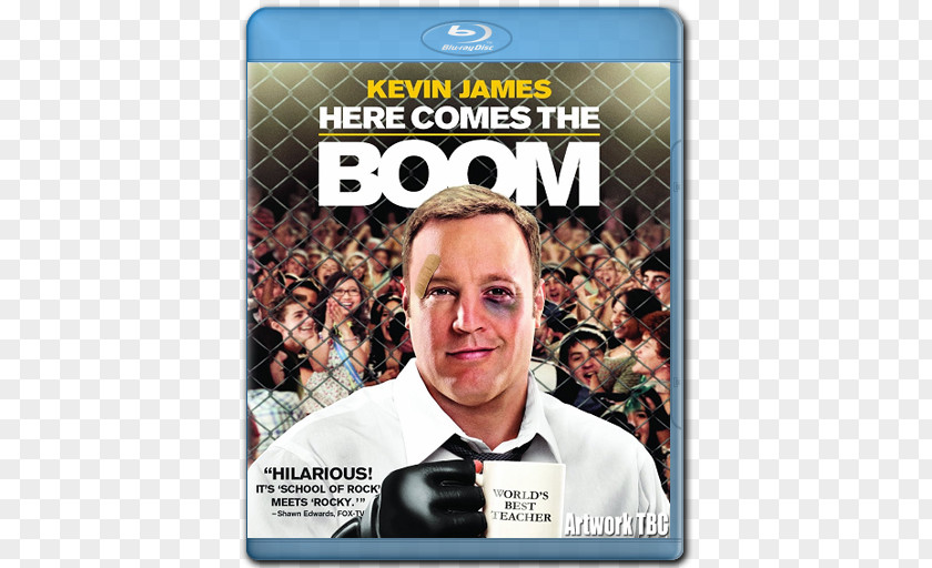 Here Comes The Boom Kevin James Blu-ray Disc Film Music PNG the disc , dvd clipart PNG