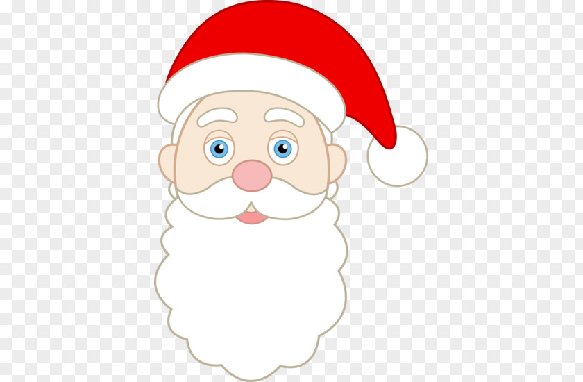 Santa Beard Cliparts Claus Face Christmas Clip Art PNG