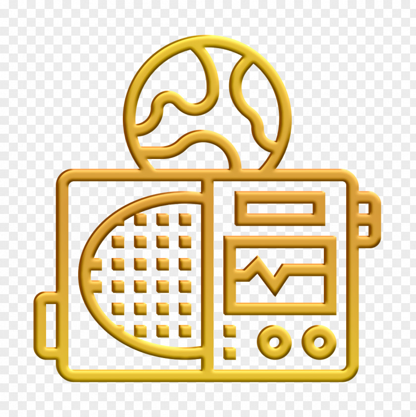 Symbol Yellow Audio Icon Broadcast Listen PNG