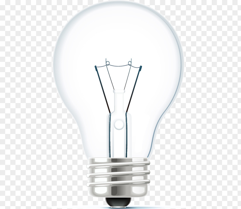 Vector Bulb Pattern Incandescent Light Glass Tungsten Lamp PNG