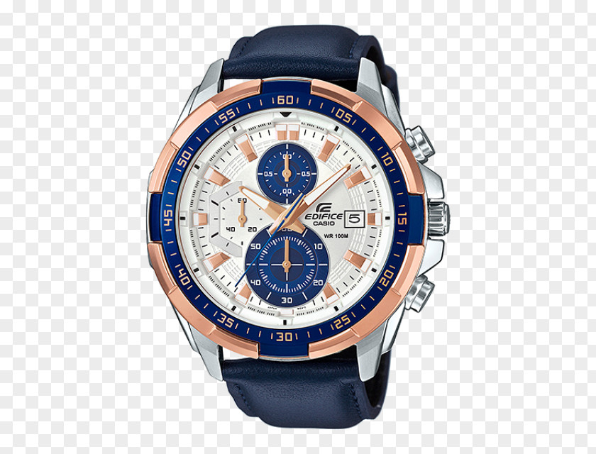 Watch Casio Edifice Chronograph Leather PNG