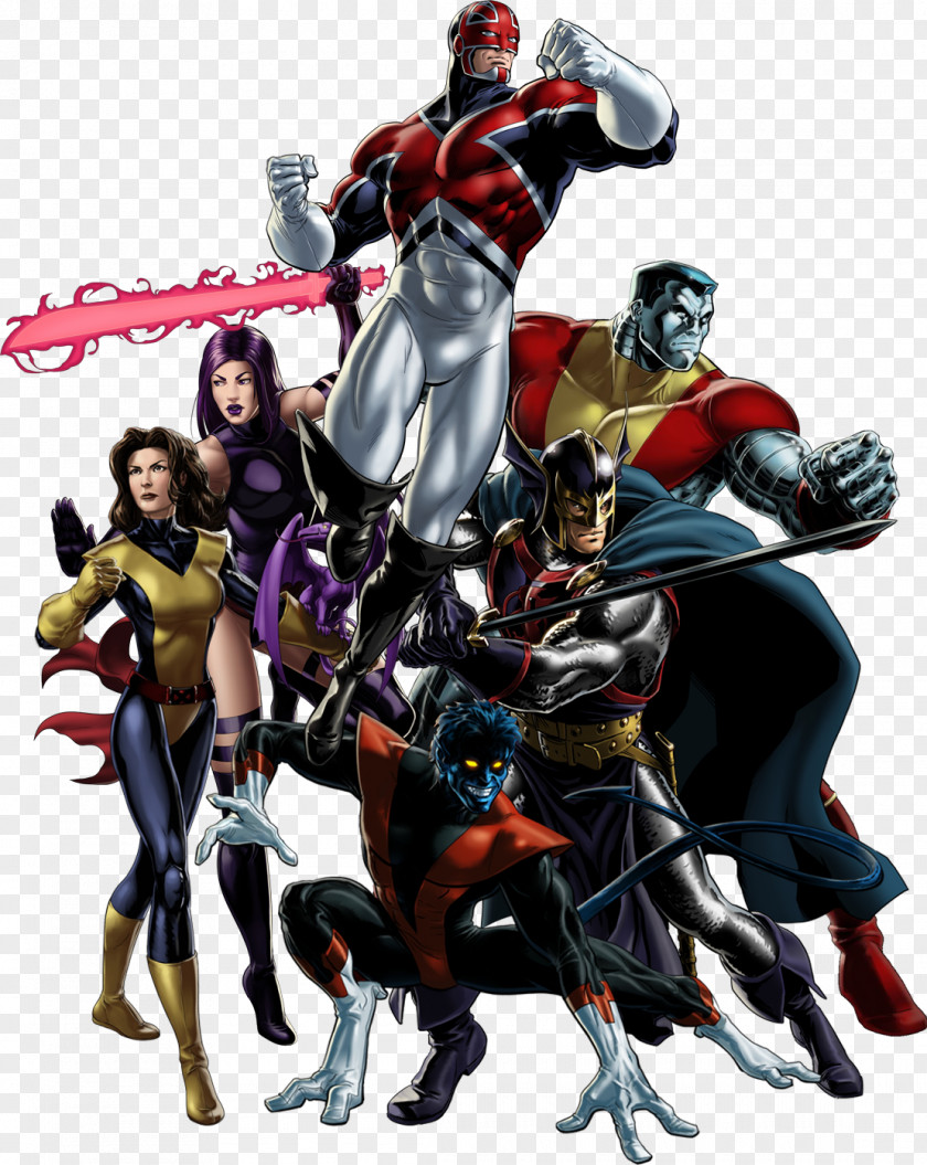 Xmen Marvel: Avengers Alliance Spider-Man Excalibur Superhero Marvel Comics PNG