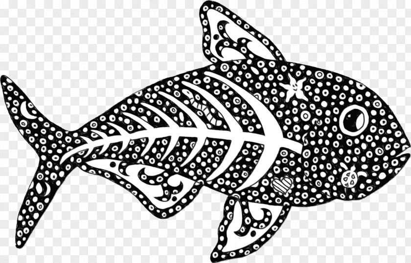 Animal Figure Line Art Fish PNG