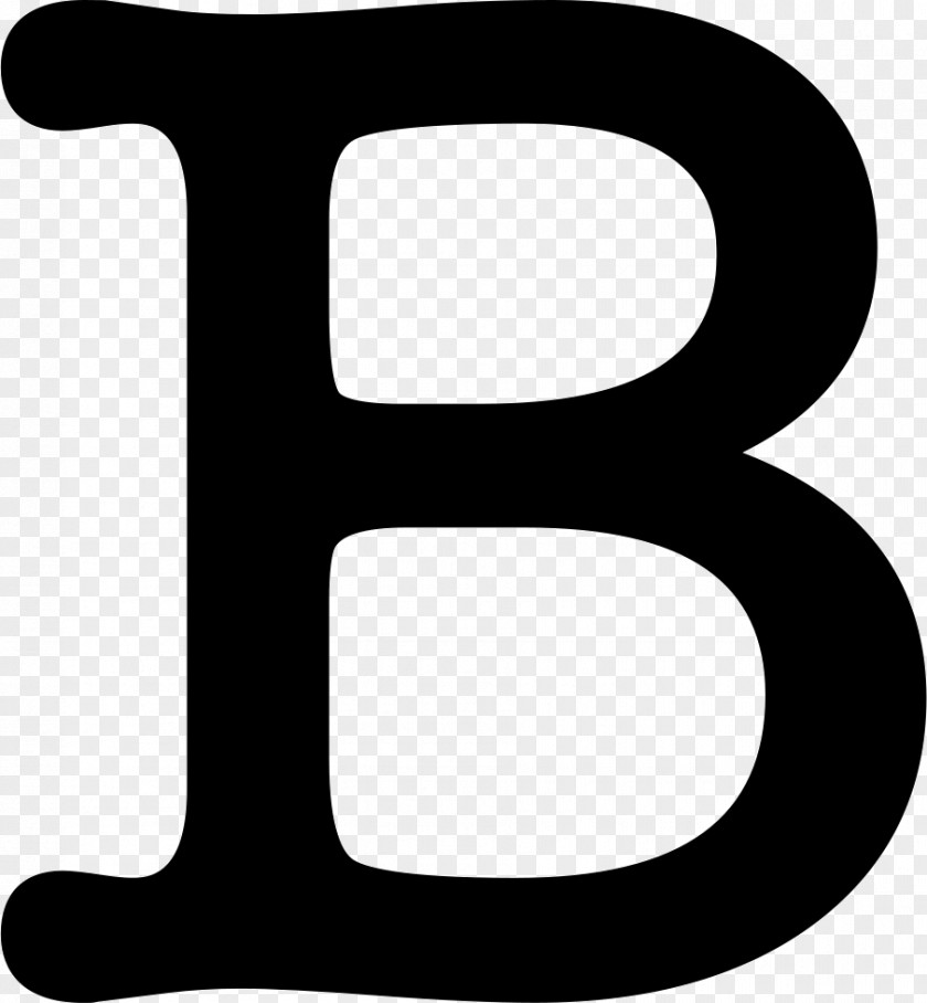 B Symbol Logo PNG