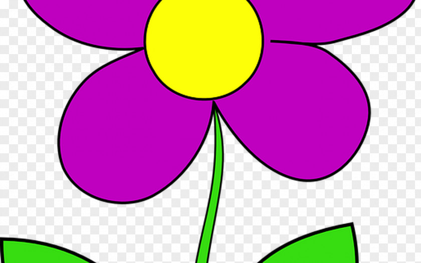 Cartoon Flower Purple Clip Art Openclipart Drawing PNG