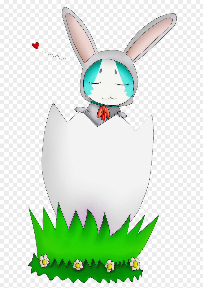 Cartoon Green Rabbit Rabbits And Hares Smile PNG