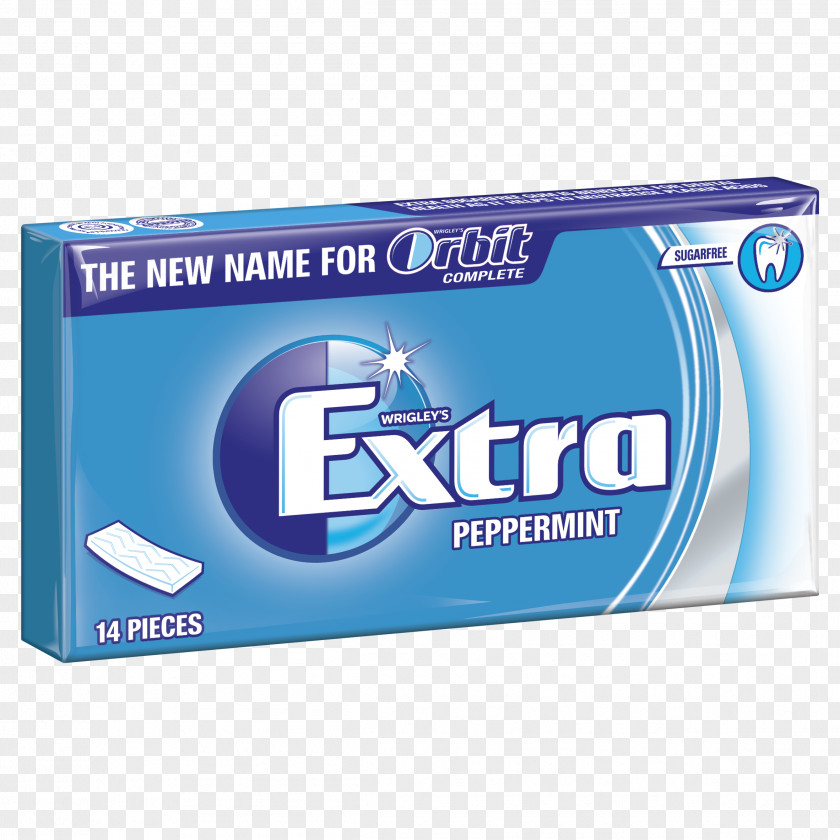 Chewing Gum Peppermint Extra Wrigley Company Orbit PNG