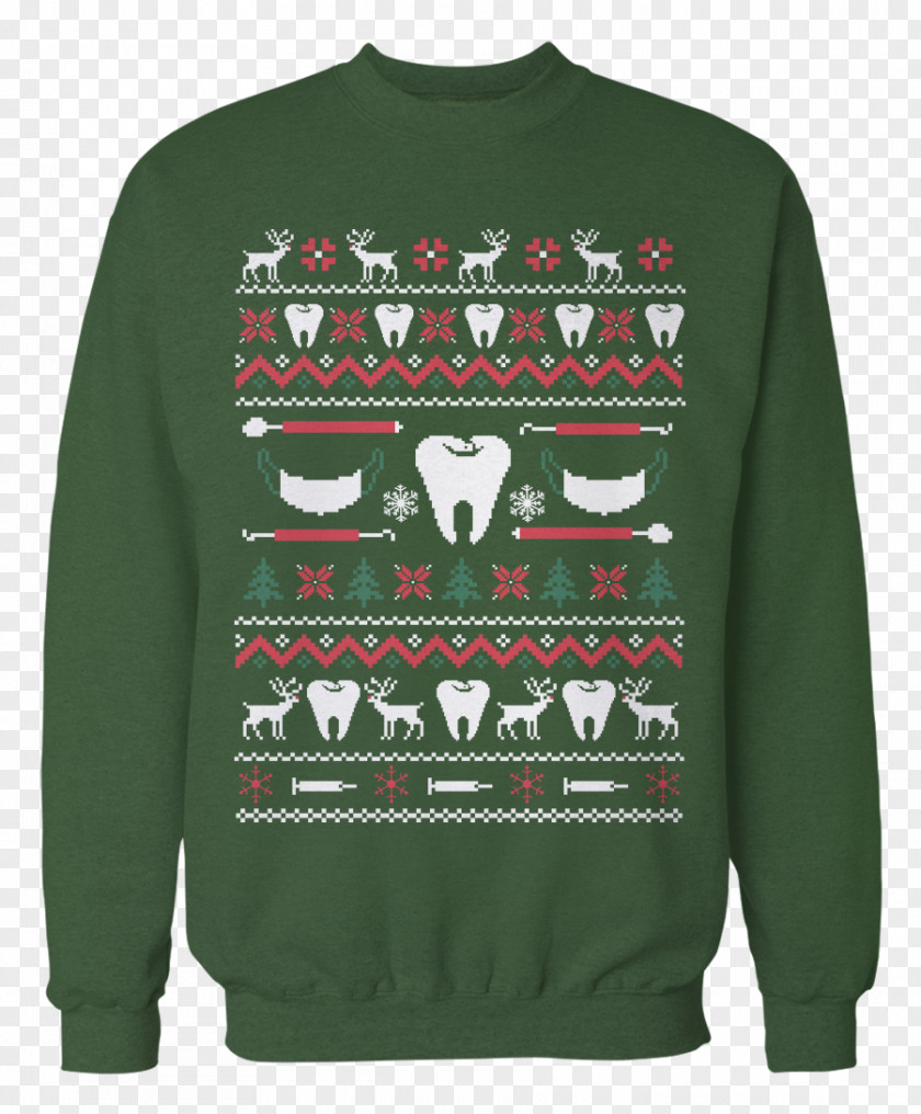 Dental Hygienist Christmas Jumper T-shirt Sweater Hoodie PNG