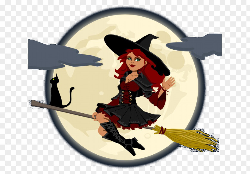 Halloween Witch Cartoon Pictures PNG