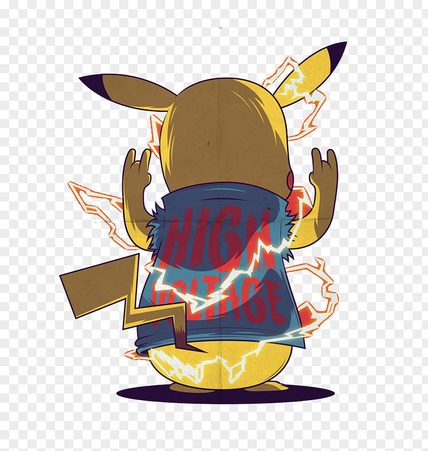 Pikachu Back T-shirt Slipper Clothing Raglan Sleeve PNG