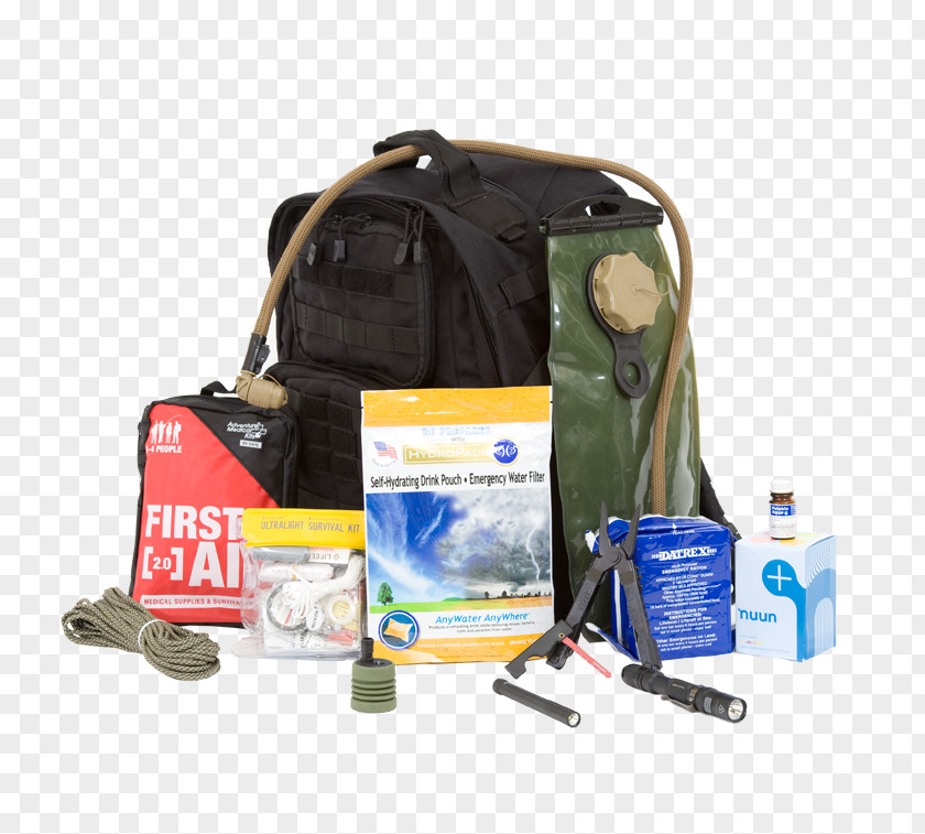 Bag Bug-out Survival Kit Emergency Preparedness PNG