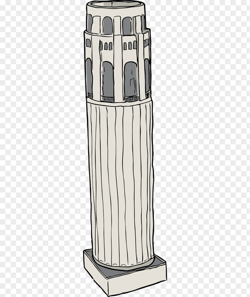 Cylinder Cdr Eiffel Tower Drawing PNG