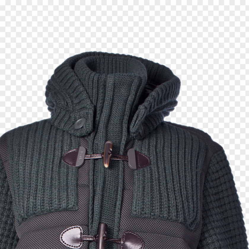 Duffel Coat Hoodie Jacket Zipper Neck PNG