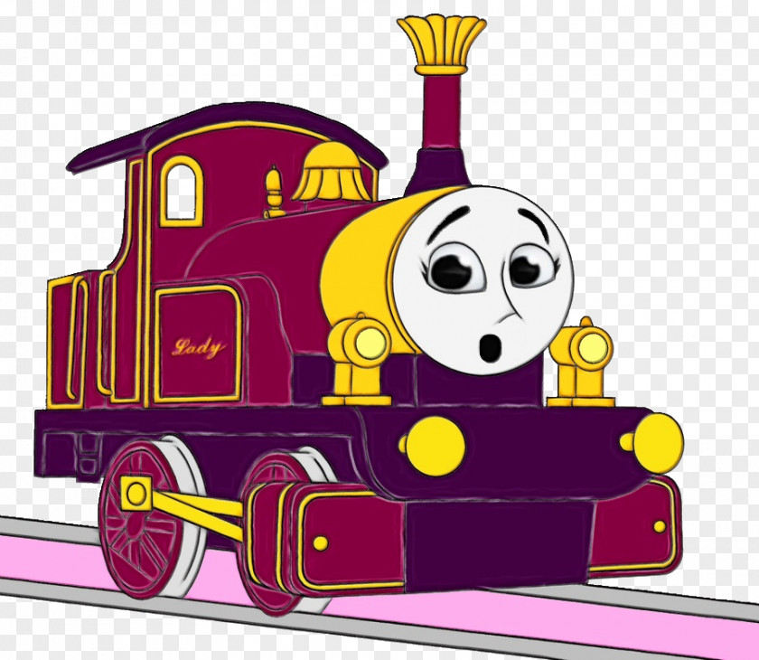 Fictional Character Rolling Stock Train Transport Locomotive Vehicle Thomas The Tank Engine PNG