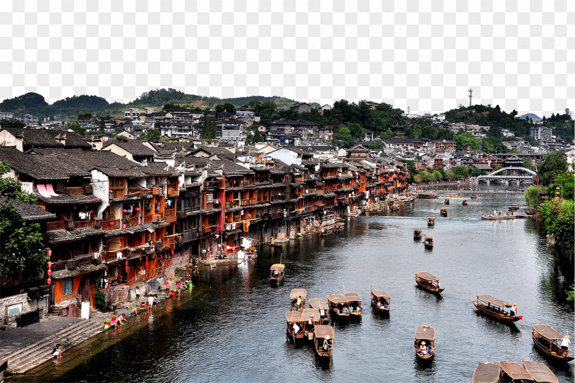 Phoenix Tuojiang Town Landscape Tuojiang, Fenghuang Photography Pixabay PNG