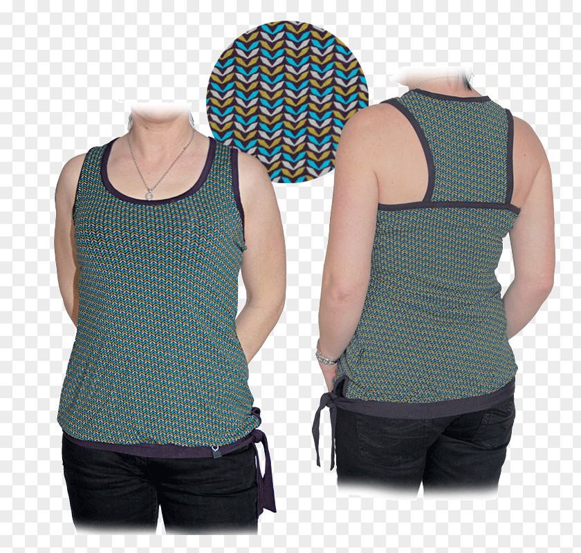 T-shirt Gilets Polka Dot Sleeveless Shirt PNG