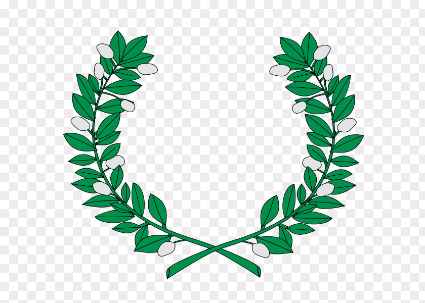 Twigs National Coat Of Arms Laurel Wreath Wikimedia Commons PNG