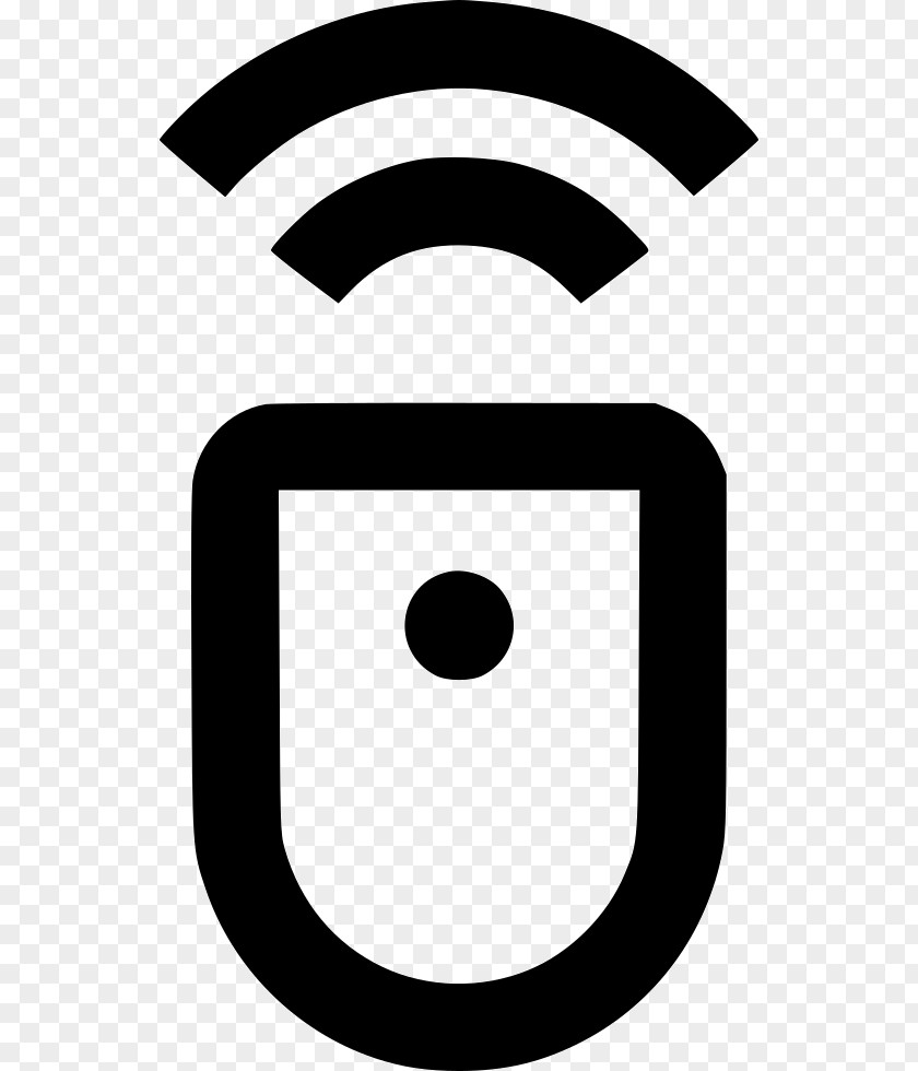 Wireless Mouse Icon Clip Art Eye Line Black Radio PNG