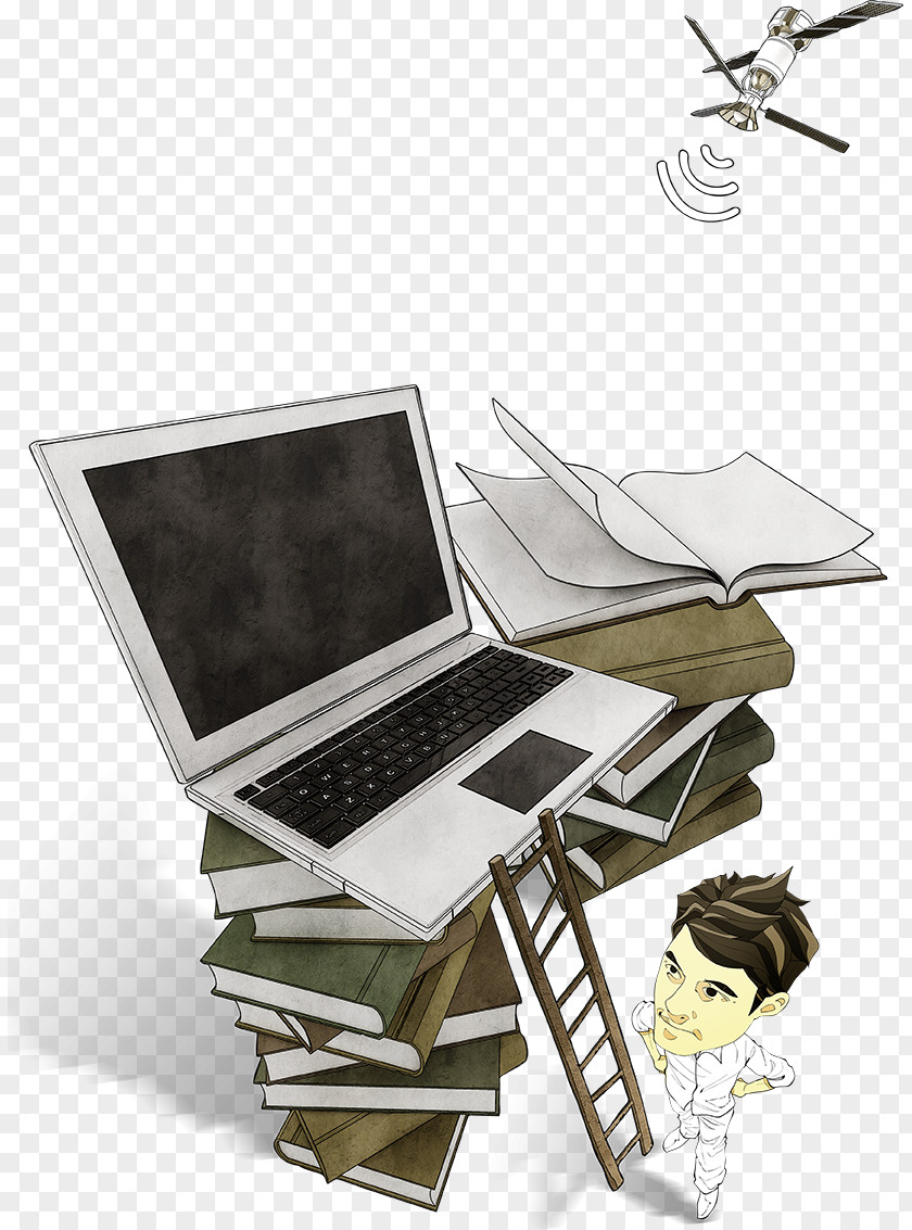 Laptops And Hand-painted Book Laptop Download PNG