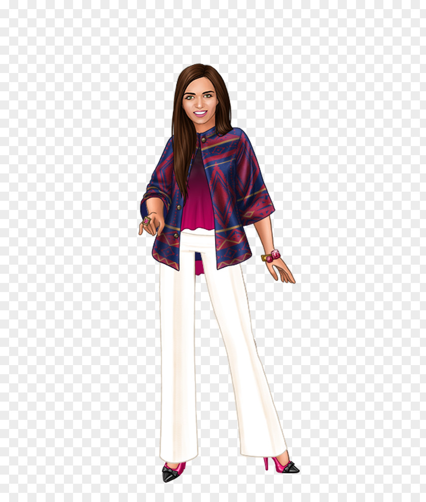 Model Lady Popular Fashion Game Costume PNG