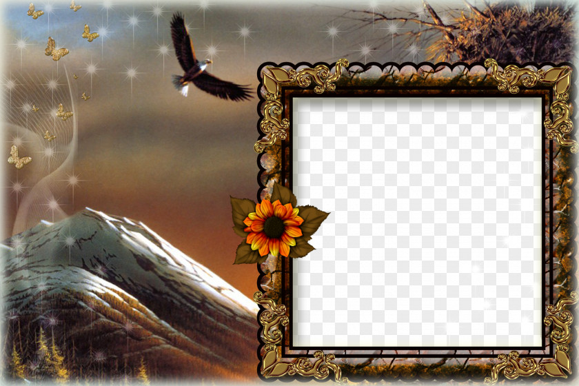 Photo Frame Picture Frames Desktop Wallpaper Autumn PNG