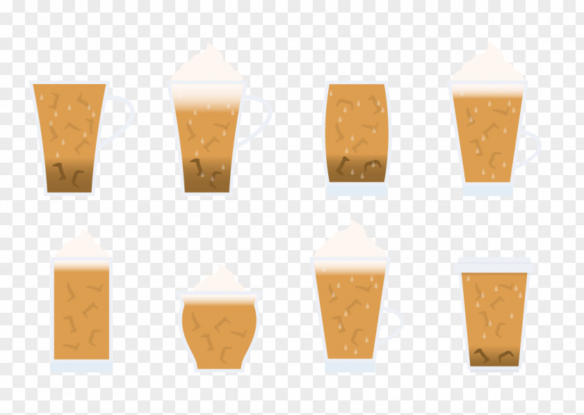 Various Beverage Cup Iced Coffee Tea Cafe Instant PNG