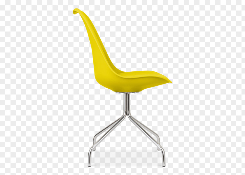 Yellow Chair Eames Lounge No. 14 Dining Room Charles And Ray PNG