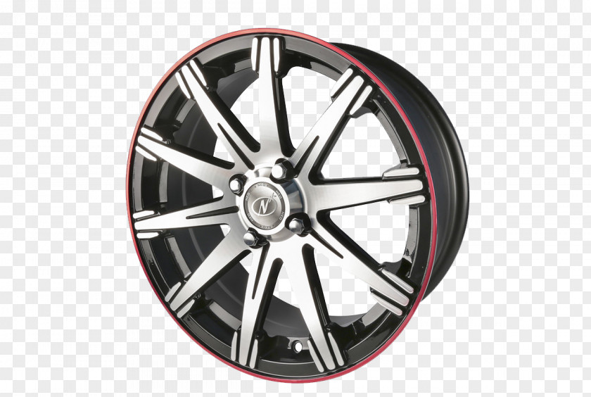 Alloy Car Wheel Tire Spoke Hubcap PNG