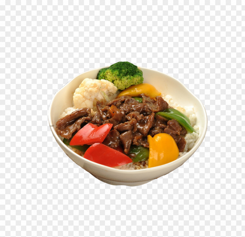 Black Pepper Beef Fried Broccoli Gyu016bdon Steak Malatang Chow Fun PNG