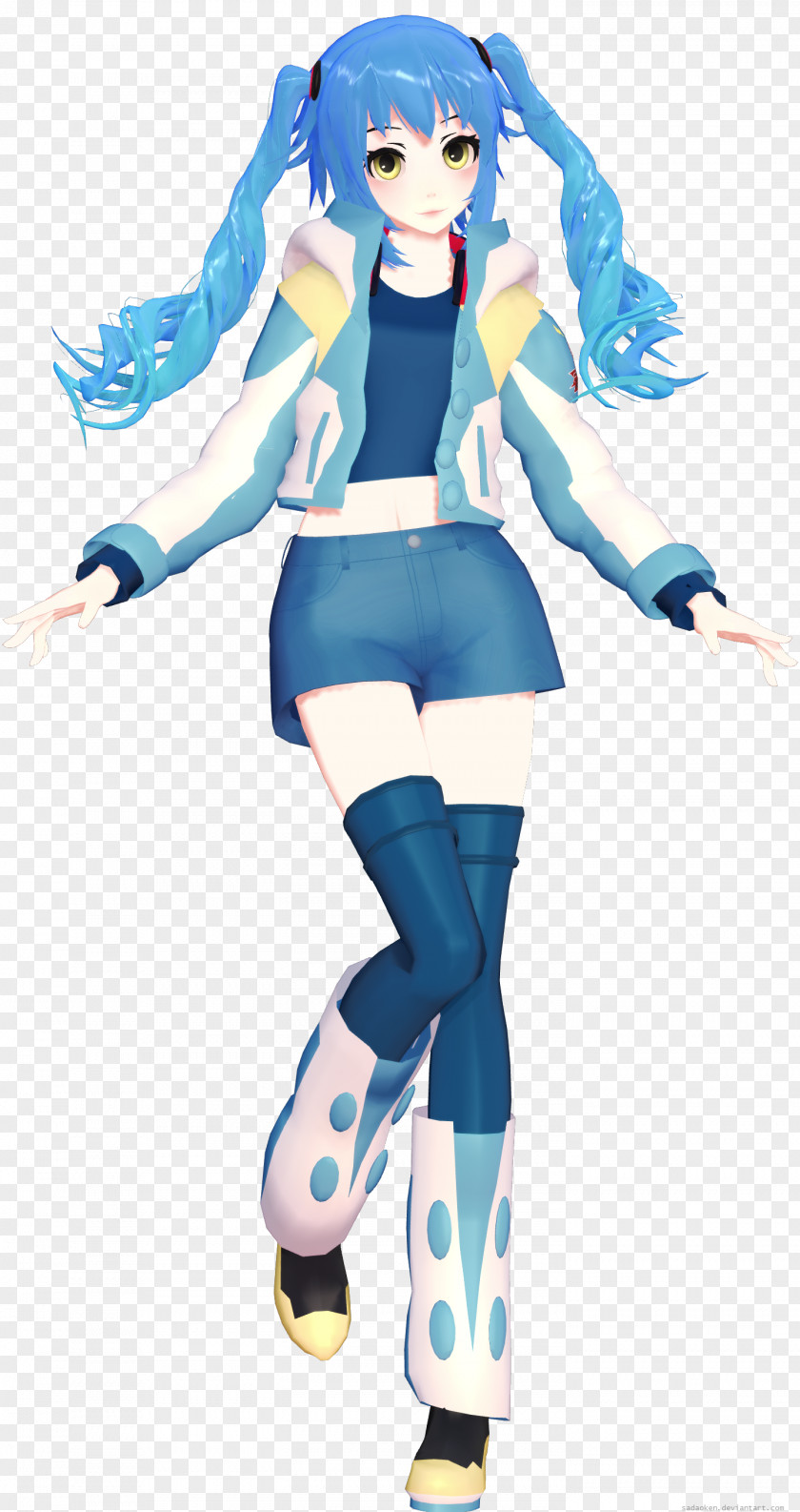 Dramatical Murder Art MikuMikuDance Rendering PNG