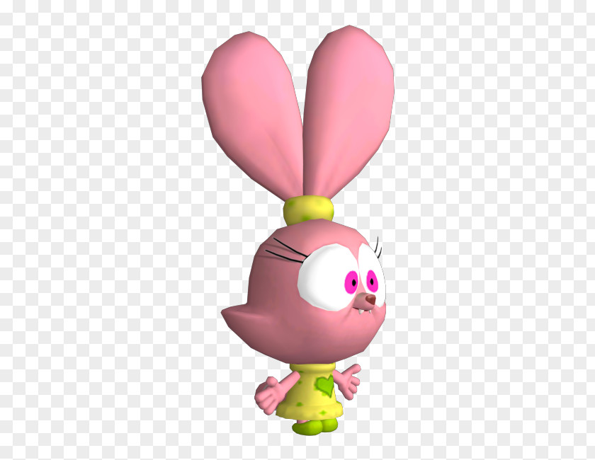 Explosion Models Easter Bunny Egg Balloon Pink M PNG