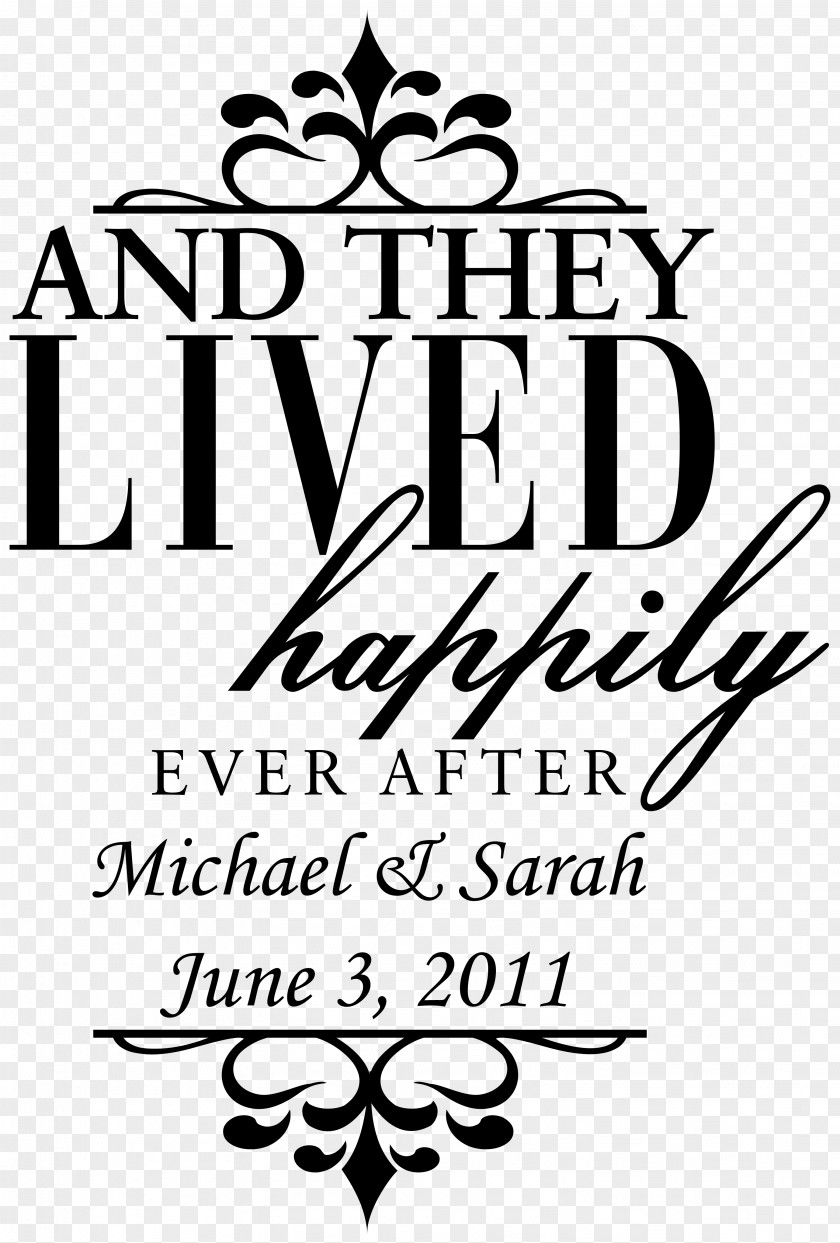Happily Ever After Wall Decal Logo PNG