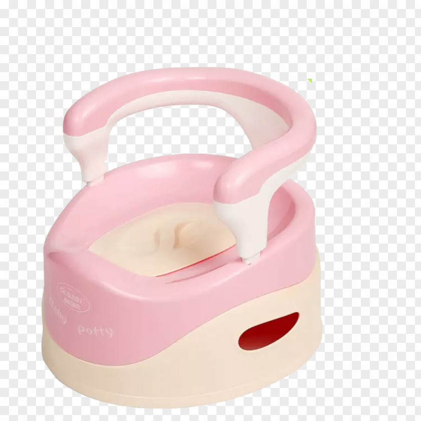 Pink Toilet Brush Seat PNG