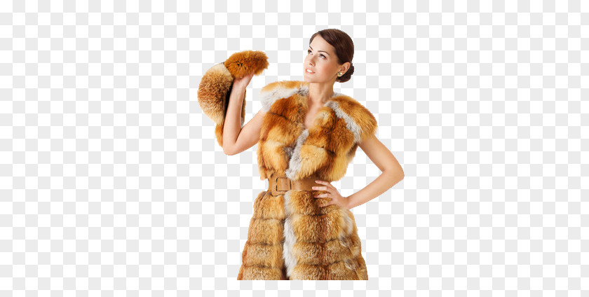 Women Draped Fur Clothing Stock Photography Royalty-free Coat PNG