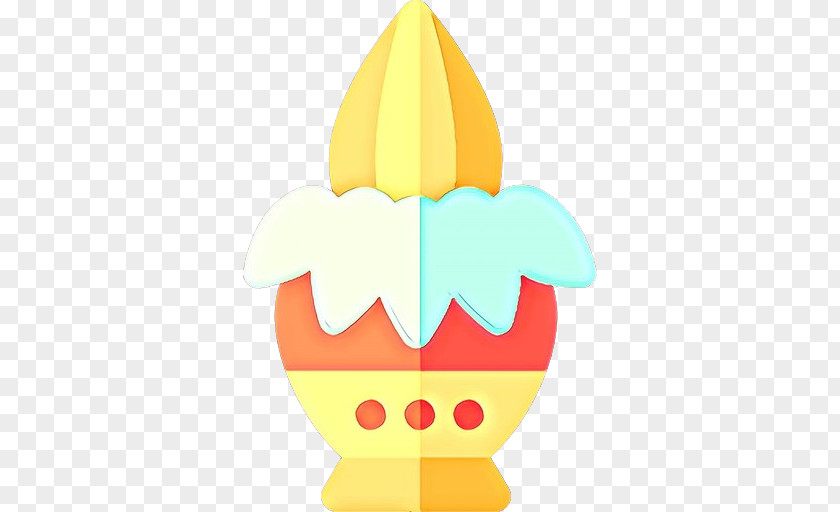 Yellow Cartoon Surfboard Frozen Dessert Cone PNG