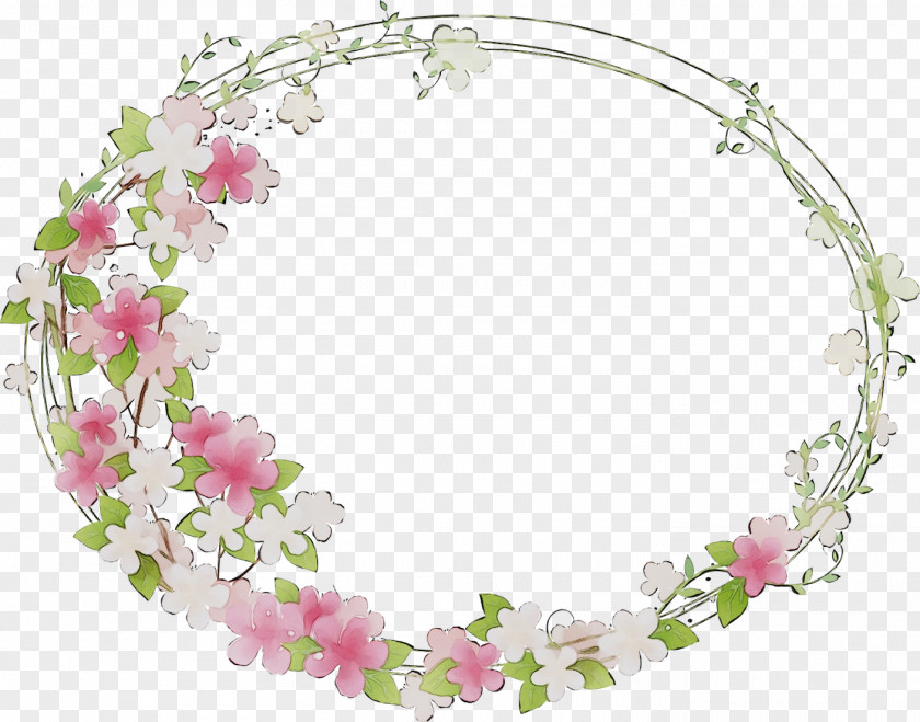 Floral Design Headpiece Pink M RTV PNG