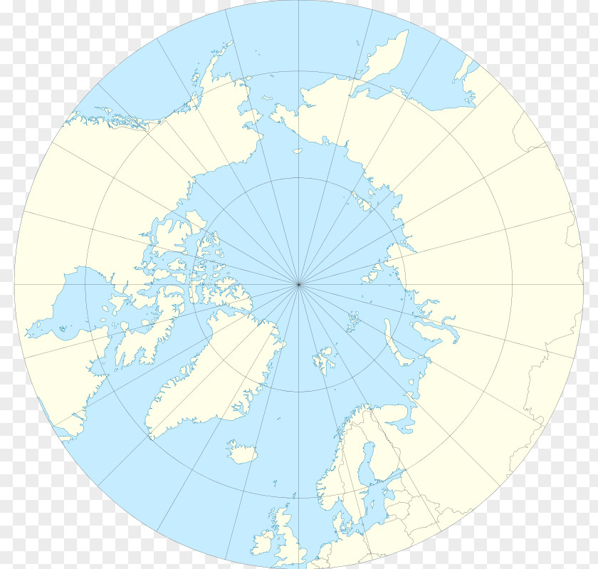 Globe Arctic Ocean Dirigibile Italia Station Map Projection PNG