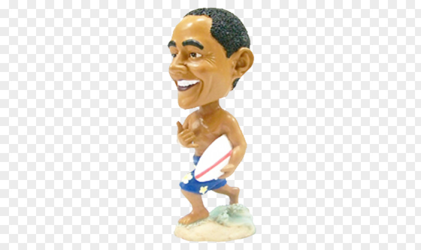 Barack Obama Bobblehead Figurine Doll United States PNG