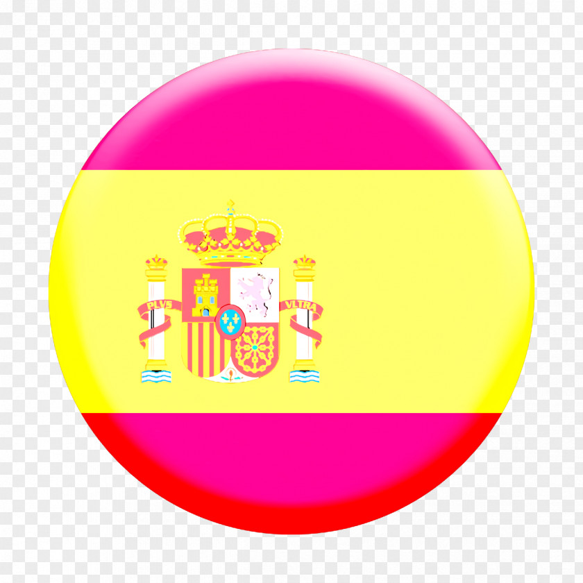 Flag Sticker Country Icon Spain PNG