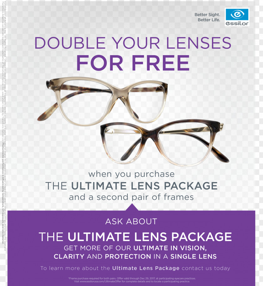 Glasses Essilor Contact Lenses Eye Care Professional Varilux PNG
