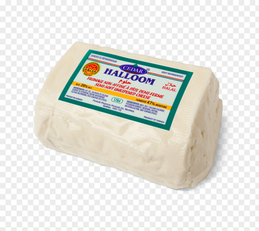 Milk Processed Cheese Halloumi Nabulsi PNG