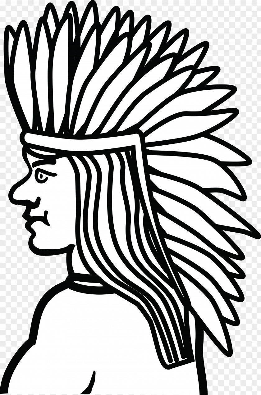 Native American Americans In The United States Indigenous Peoples Of Americas Line Art Clip PNG