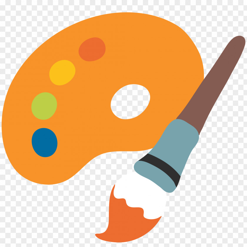 Painting Emoji Paintbrush Palette Drawing PNG